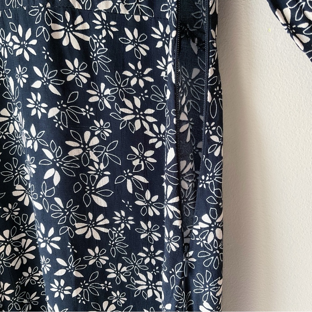 Free People Black Floral Midi Dress - Picture 7 of 10
